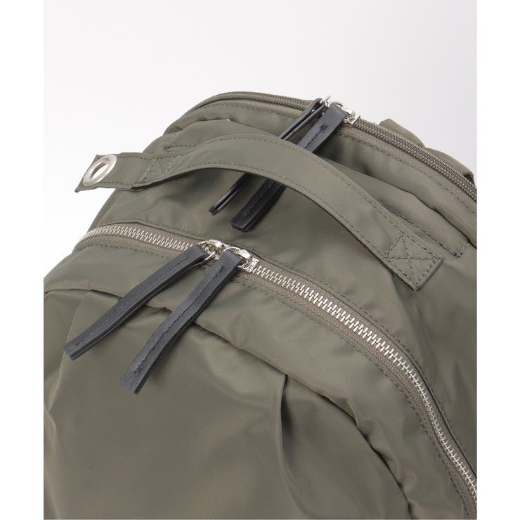 撥水ナイロン8ポケットリュック | ikka  | 詳細画像38 