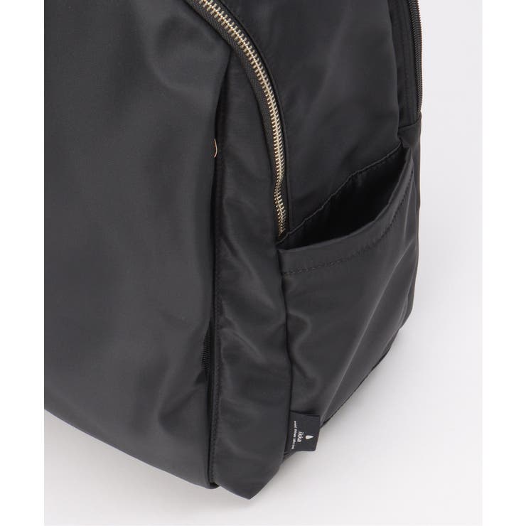 撥水ナイロンPC隠しポケットリュック | ikka  | 詳細画像9 