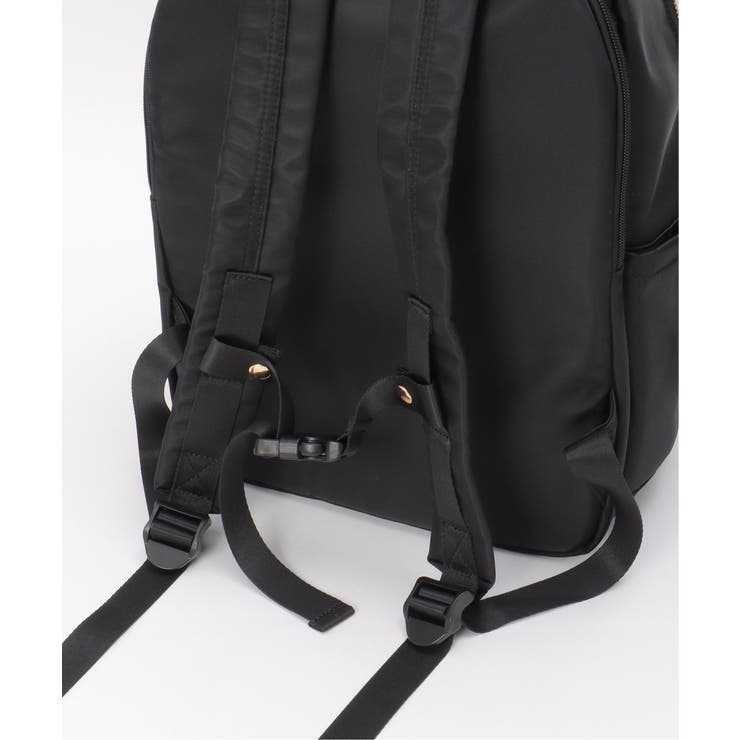 撥水ナイロンPC隠しポケットリュック | ikka  | 詳細画像14 