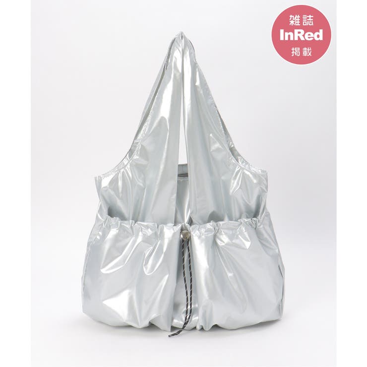 シルバー | 【雑誌InRed4月号掲載】撥水ドロストポケバルーントート | ikka 