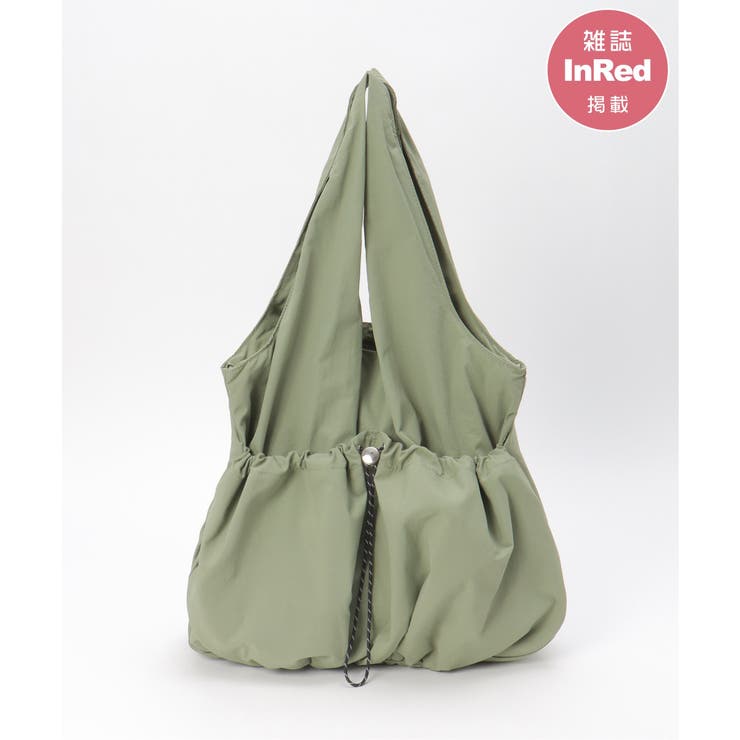 オリーブ | 【雑誌InRed4月号掲載】撥水ドロストポケバルーントート | ikka 