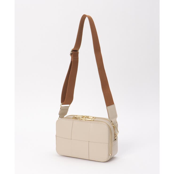 編み込みスクエアショルダーバッグ | ikka  | 詳細画像5 