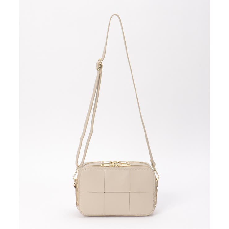 編み込みスクエアショルダーバッグ | ikka  | 詳細画像6 