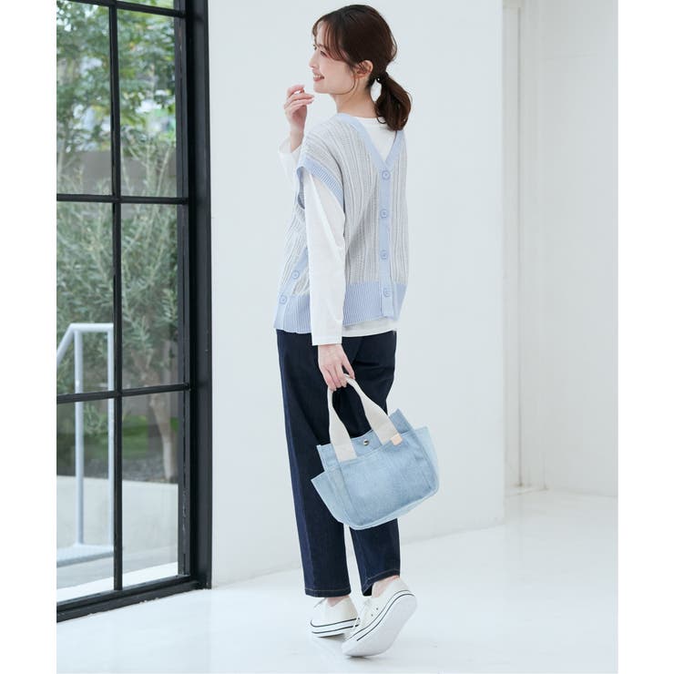 【雑誌InRed5月号掲載】キャンバスパイピングミニトートバッグ | ikka  | 詳細画像5 