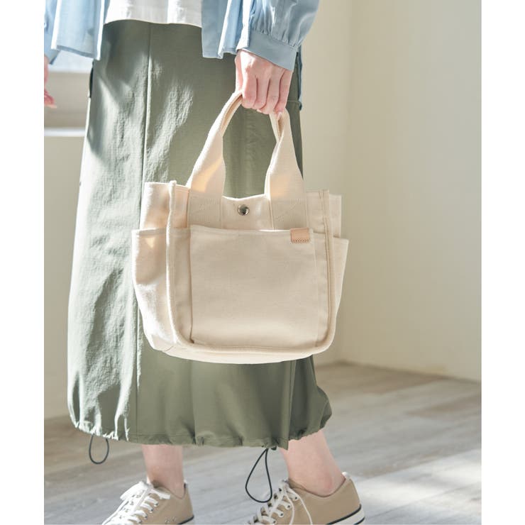 【雑誌InRed5月号掲載】キャンバスパイピングミニトートバッグ | ikka  | 詳細画像12 