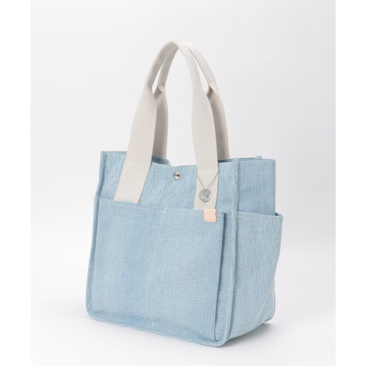 キャンバスパイピングビッグトートバッグ | ikka  | 詳細画像11 