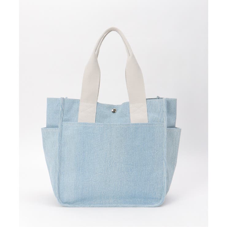 キャンバスパイピングビッグトートバッグ | ikka  | 詳細画像12 