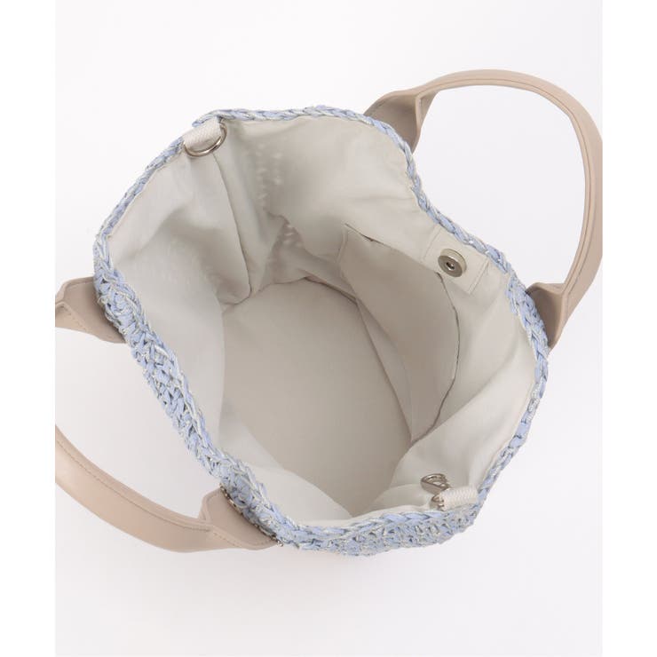 【雑誌InRed6月号掲載】雑材カラー持ち手2WAYバッグ | ikka  | 詳細画像20 