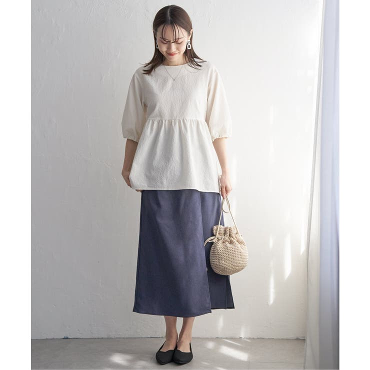 【雑誌InRed6月号掲載】細編み巾着ショルダーバッグ | ikka  | 詳細画像27 