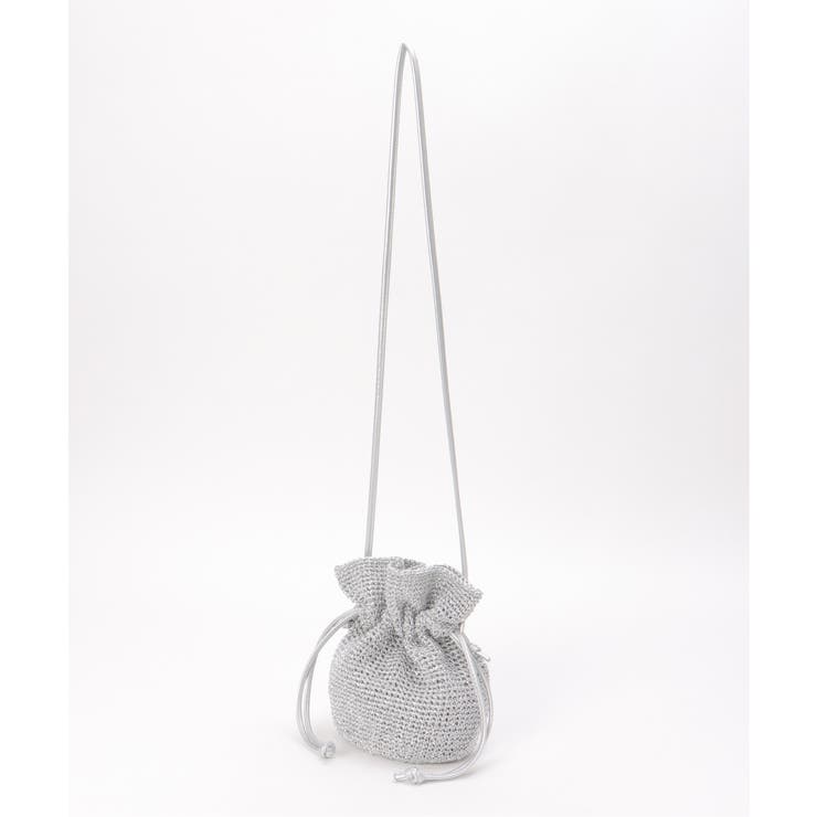 【雑誌InRed6月号掲載】細編み巾着ショルダーバッグ | ikka  | 詳細画像29 