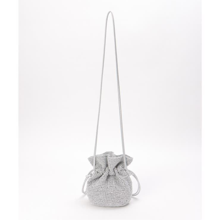 【雑誌InRed6月号掲載】細編み巾着ショルダーバッグ | ikka  | 詳細画像30 