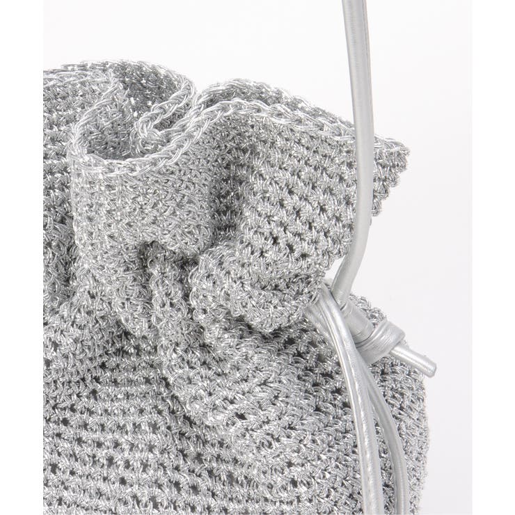 【雑誌InRed6月号掲載】細編み巾着ショルダーバッグ | ikka  | 詳細画像33 