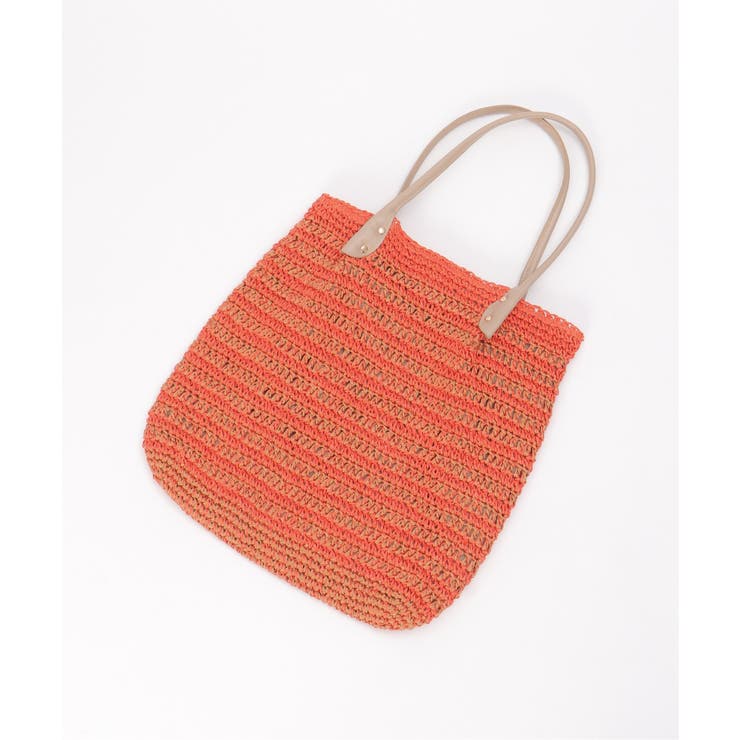 雑材縦長トートバッグ | ikka  | 詳細画像18 