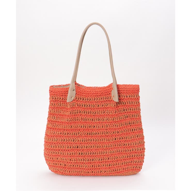 雑材縦長トートバッグ | ikka  | 詳細画像20 