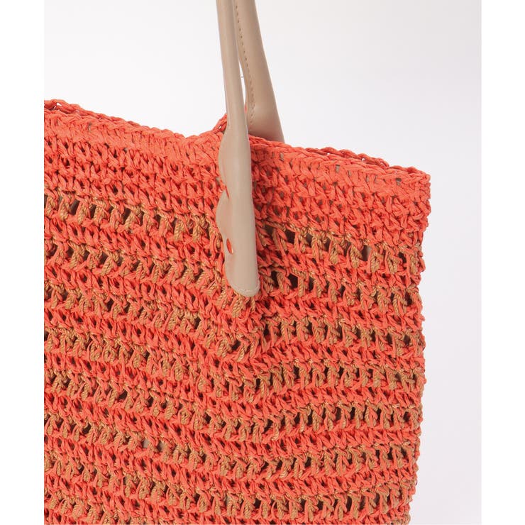 雑材縦長トートバッグ | ikka  | 詳細画像25 