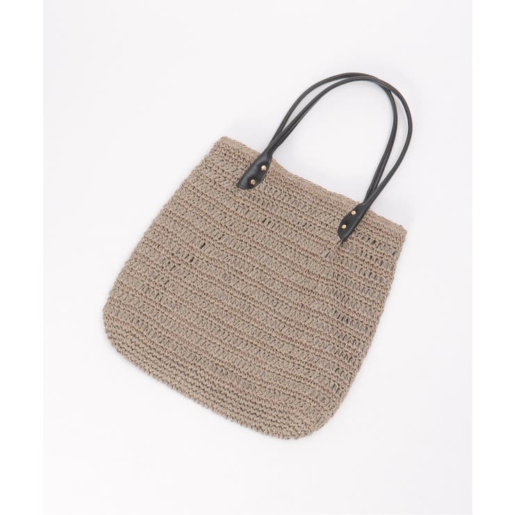 雑材縦長トートバッグ | ikka  | 詳細画像27 