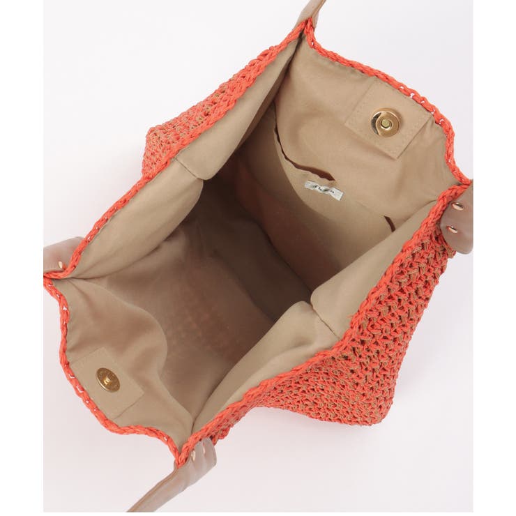 雑材縦長トートバッグ | ikka  | 詳細画像45 