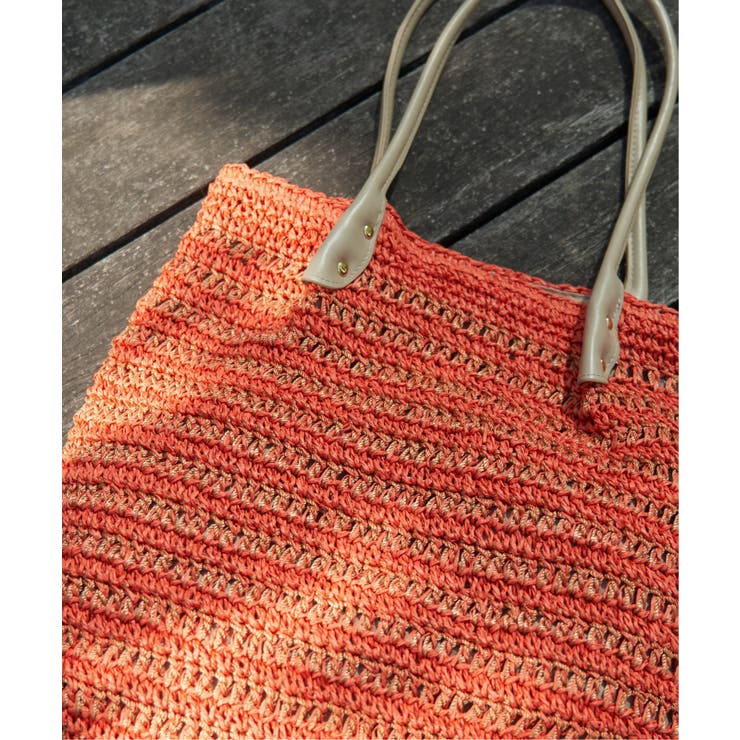 雑材縦長トートバッグ | ikka  | 詳細画像2 