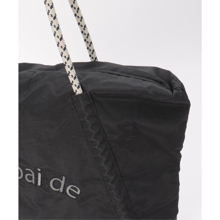 撥水ロゴ刺繍ロープトートバッグ | ikka  | 詳細画像17 