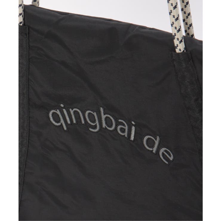 撥水ロゴ刺繍ロープトートバッグ | ikka  | 詳細画像21 