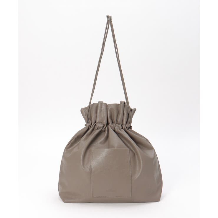 【軽量】撥水合皮巾着トートバッグ | ikka  | 詳細画像18 