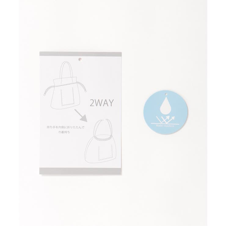 【軽量】撥水合皮巾着トートバッグ | ikka  | 詳細画像21 