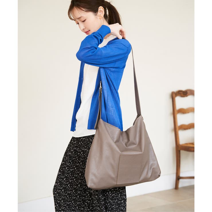 【軽量】撥水合皮ワンショルダーバッグ | ikka  | 詳細画像3 