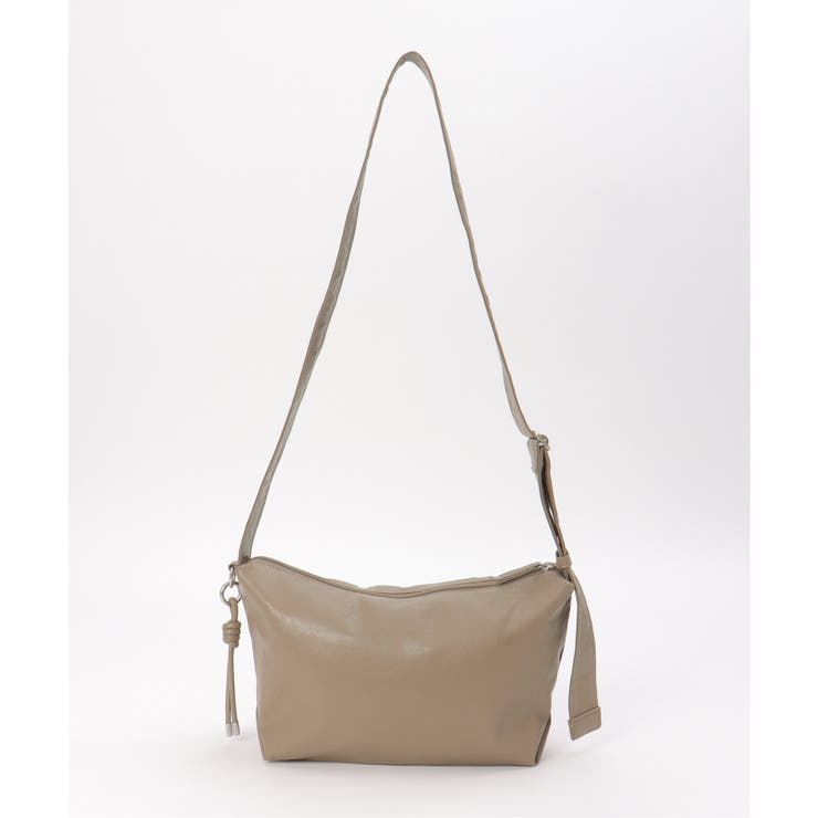 撥水合皮ハーフムーンミニショルダーバッグ | ikka  | 詳細画像5 