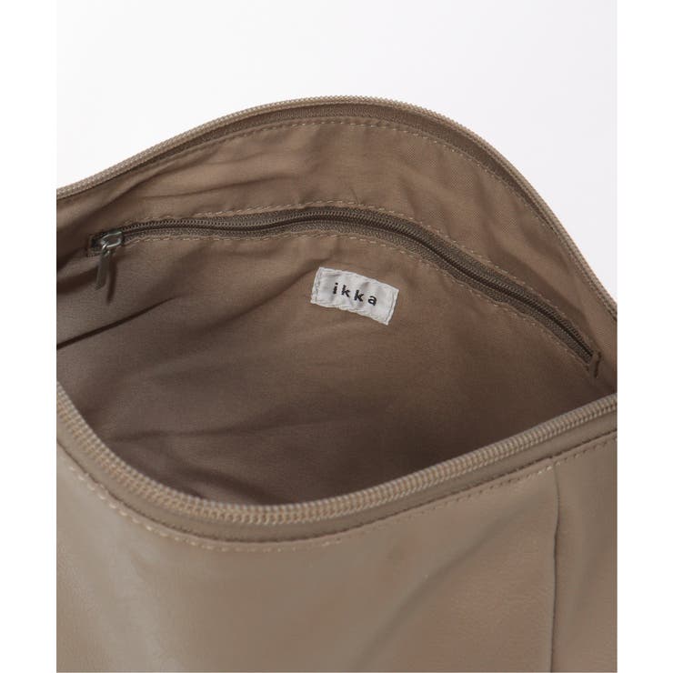 撥水合皮ハーフムーンミニショルダーバッグ | ikka  | 詳細画像7 