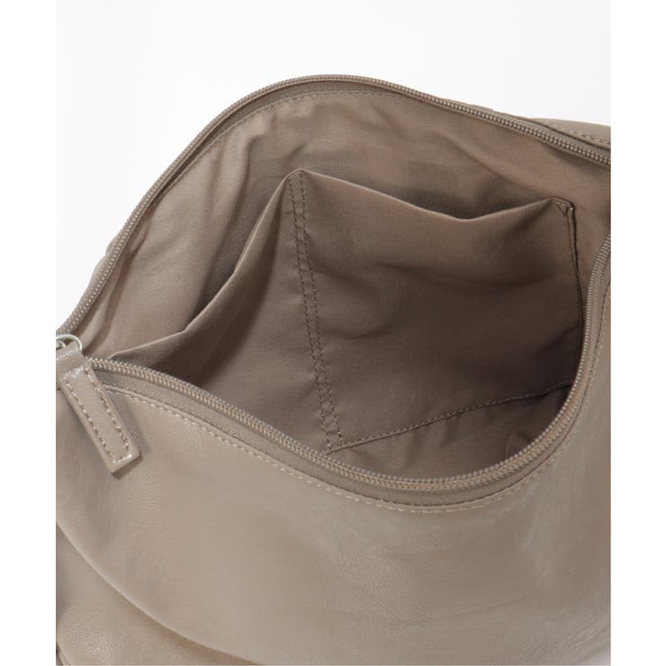 撥水合皮ハーフムーンミニショルダーバッグ | ikka  | 詳細画像8 