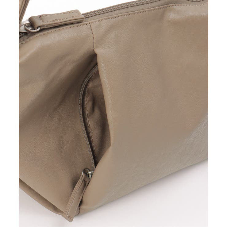 撥水合皮ハーフムーンミニショルダーバッグ | ikka  | 詳細画像9 