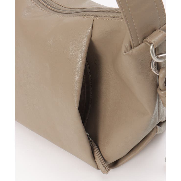 撥水合皮ハーフムーンミニショルダーバッグ | ikka  | 詳細画像10 