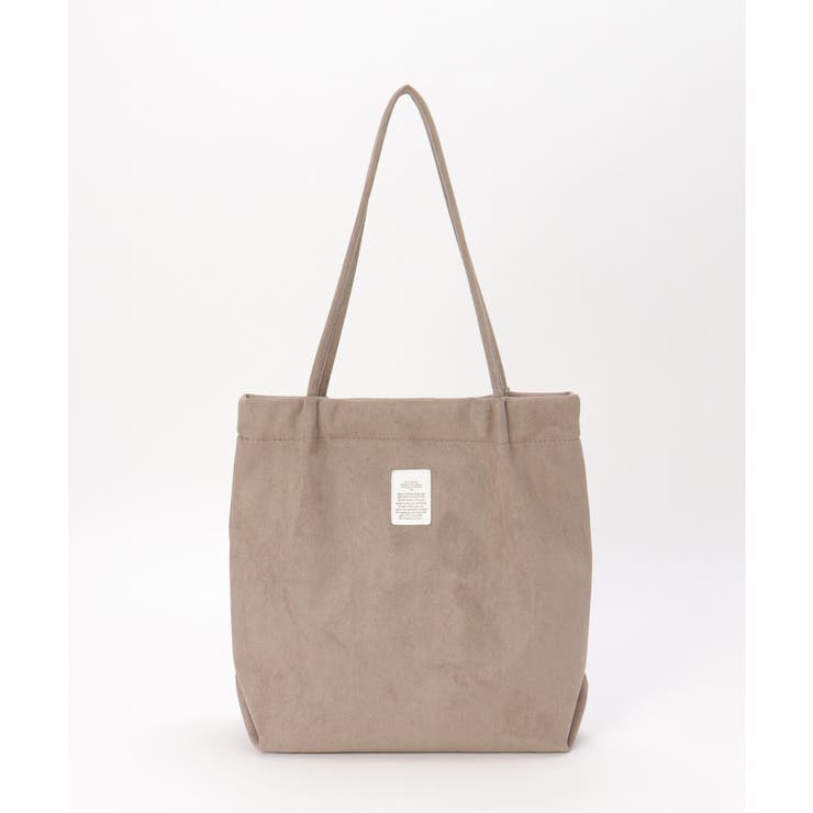 グレージュ | 【軽量】GOKU楽スエードトートバッグ | ikka 