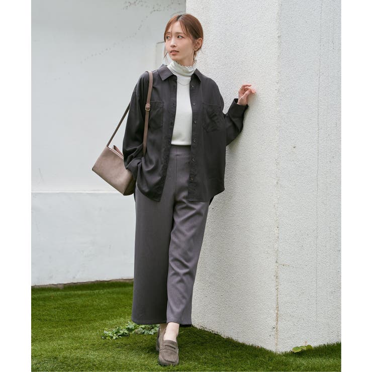 【軽量】GOKU楽スエードショルダーバッグ | ikka  | 詳細画像5 