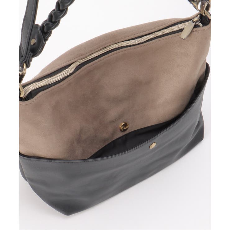 【雑誌InRed1月号掲載】バイカラー2WAYジップショルダーバッグ | ikka  | 詳細画像20 