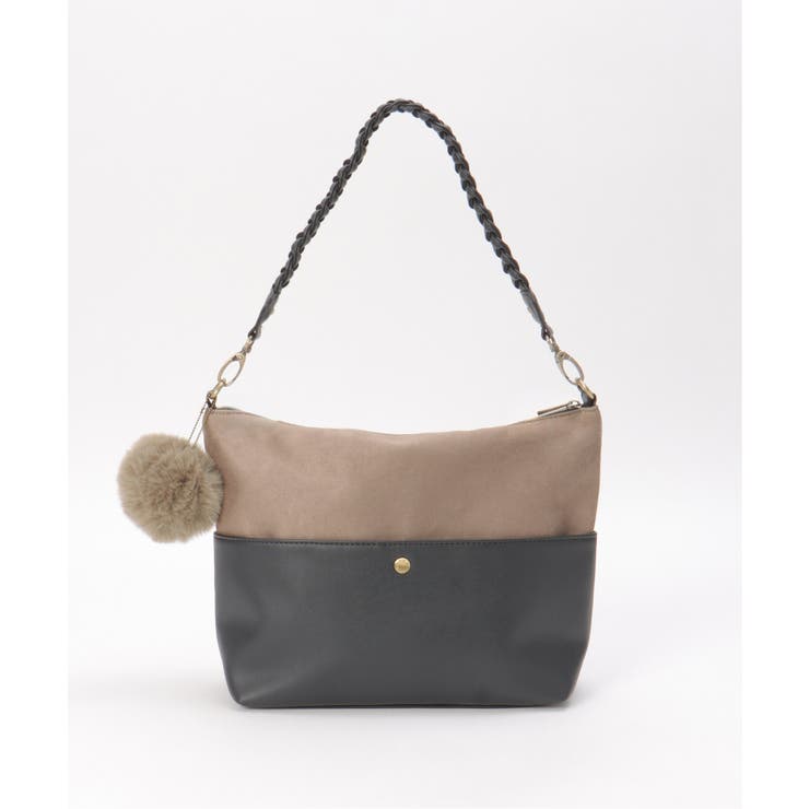 【雑誌InRed1月号掲載】バイカラー2WAYジップショルダーバッグ | ikka  | 詳細画像26 