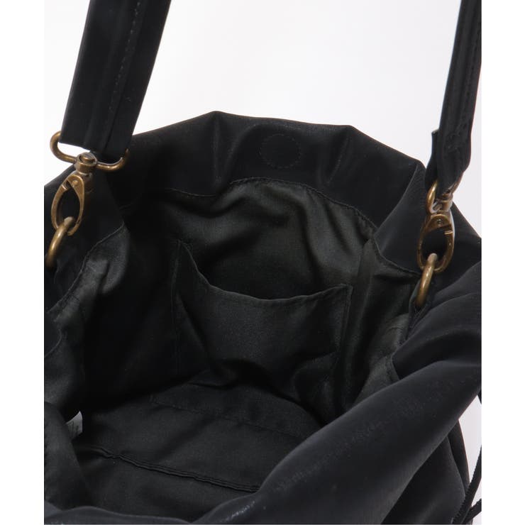 【雑誌InRed11月号掲載】PUパフ巾着ショルダーバッグ【軽量】 | ikka  | 詳細画像10 