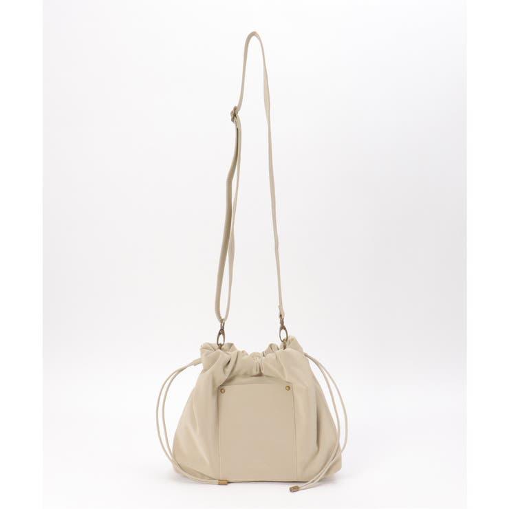 【雑誌InRed11月号掲載】PUパフ巾着ショルダーバッグ【軽量】 | ikka  | 詳細画像5 