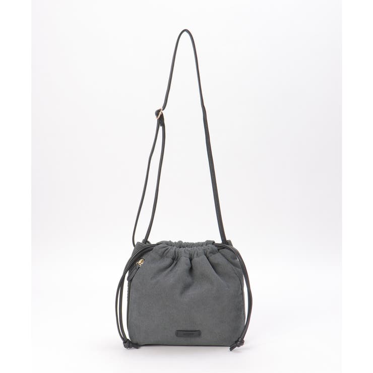 チャコール | コール三層ショルダーバッグ | ikka 