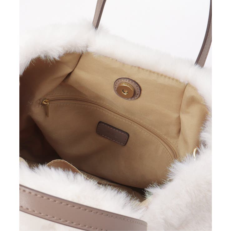 【雑誌InRed12月号掲載】エコファーダブルポケット付き2WAYトートバッグ | ikka  | 詳細画像22 