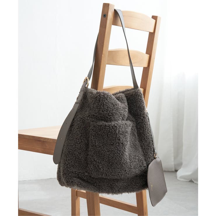 プードルエコファーショルダーバッグ  | ikka  | 詳細画像4 