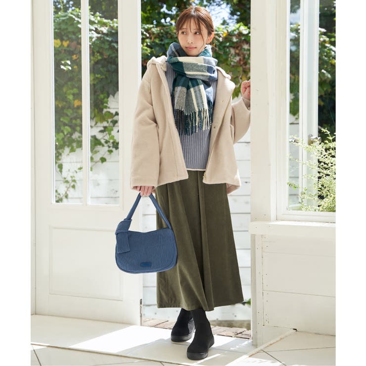 リブニットワンハンドルバッグ | ikka  | 詳細画像7 