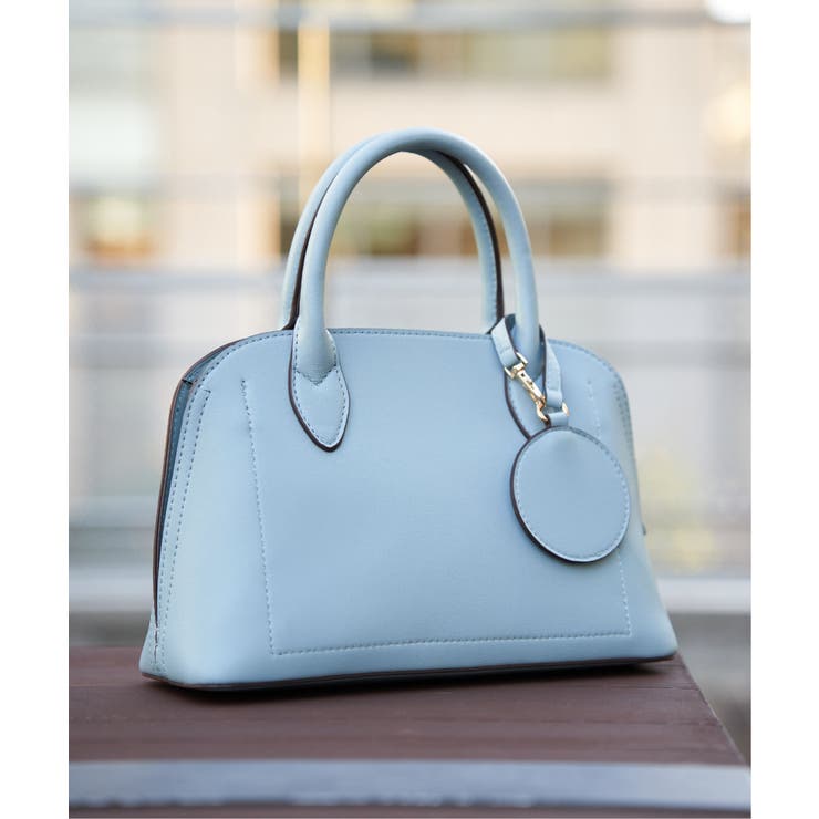 合皮2WAYボストンミラー付きトートバッグ | ikka  | 詳細画像12 