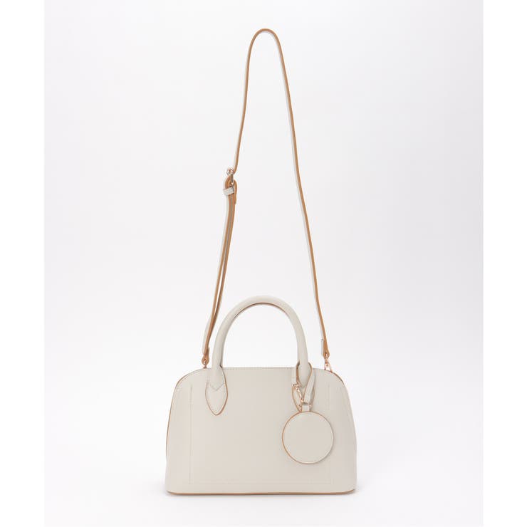 合皮2WAYボストンミラー付きトートバッグ | ikka  | 詳細画像14 