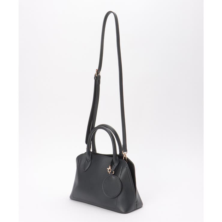 合皮2WAYボストンミラー付きトートバッグ | ikka  | 詳細画像17 