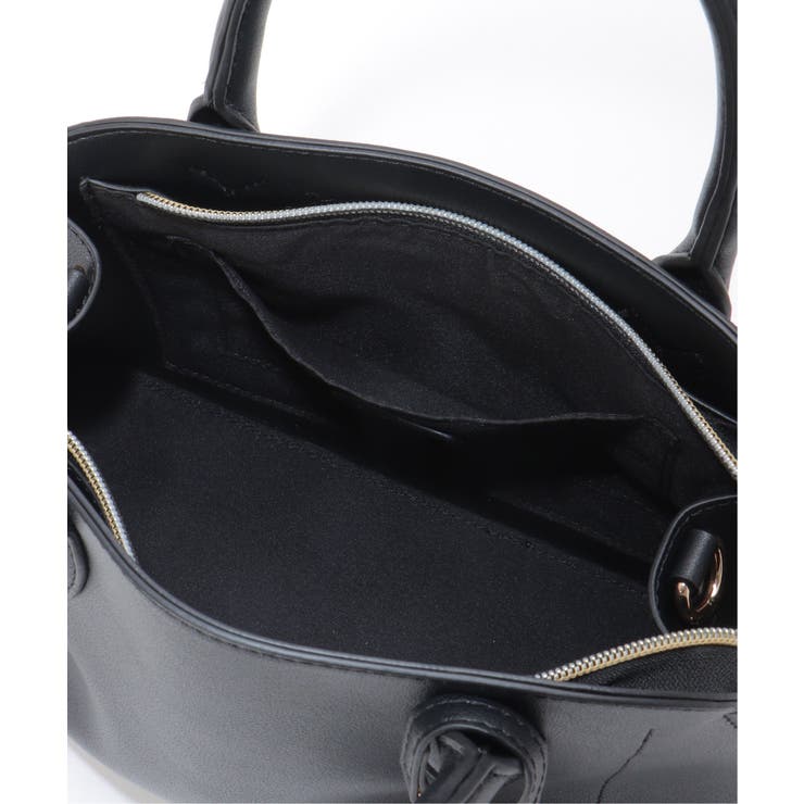 合皮2WAYボストンミラー付きトートバッグ | ikka  | 詳細画像21 