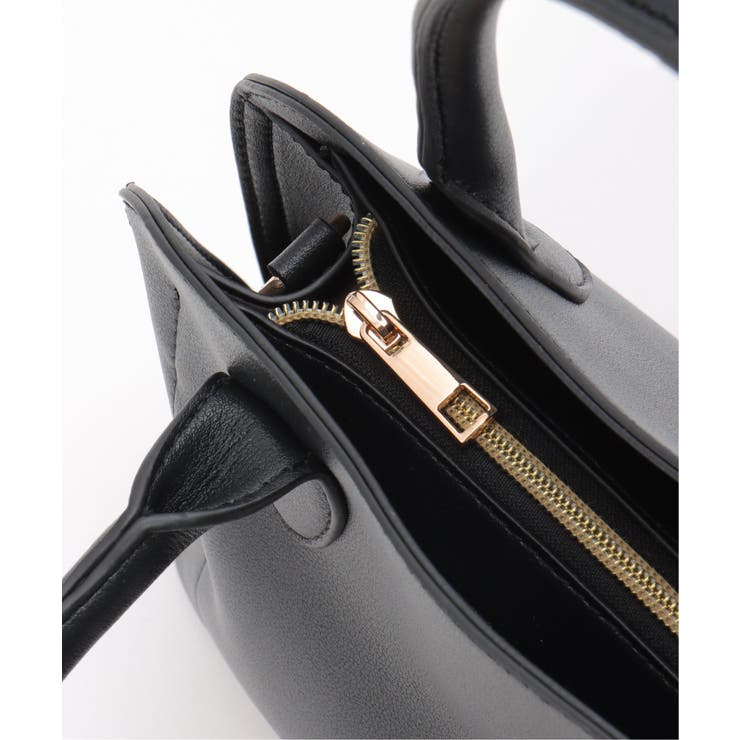 合皮2WAYボストンミラー付きトートバッグ | ikka  | 詳細画像31 