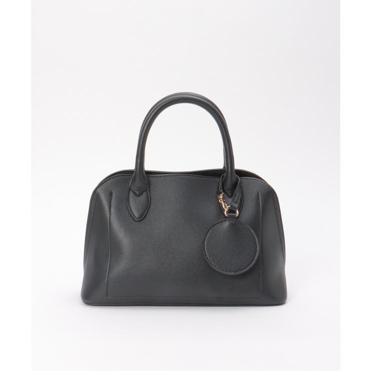 合皮2WAYボストンミラー付きトートバッグ | ikka  | 詳細画像34 