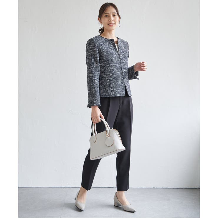 合皮2WAYボストンミラー付きトートバッグ | ikka  | 詳細画像5 