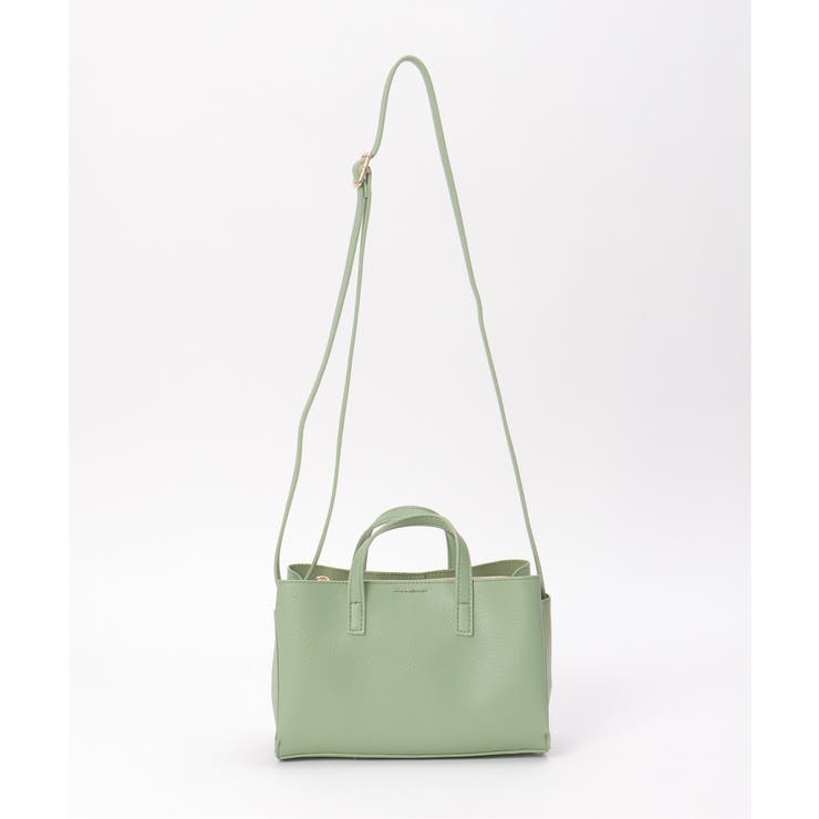 グリーンケイ | GOKU楽PUトートショルダーバッグ | ikka 